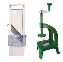 Kit 1 Fatiador Benriner Cook Help Vertical E 1 Mandolim Utensílios de cozinha japonesa Preferidos por Chefs Oriental