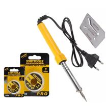 Kit 1 Ferro de Solda Pro 60WTS C/2 Estanho Carretel - 220V