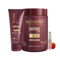 Kit 1 Finalizador Noite/Dia 200ml 1 Máscara 1kg Bio Extratus + Presente Lourre 15ml