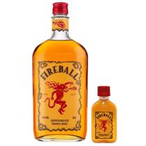 Kit 1 FireBall 750ml + 1 Miniatura FireBall 50ml
