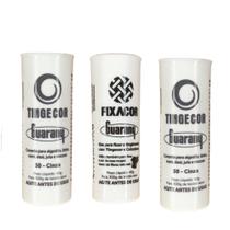 Kit 1 Fixacor + 2 Corante Tecidos Tinge Cor Guarany