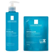 Kit 1 Gel de Limpeza Facial Effaclar Concentrado La Roche-Posay 300g Kit 1 Gel de Limpeza Facial Effaclar Concentrado La Roche-Posay 300g