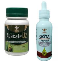 Kit 1 Gota Laranja 1 Óleo De Abacate Oz em Cápsulas Kit 1 Gota Laranja 1 Óleo De Abacate Oz em Cápsulas