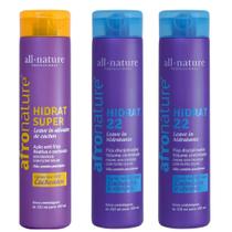 Kit 1 Hidratante Super Afro All Nature + 2 Hidrat 22 Cachos perfeitos e Controlados Kit 1 Hidratante Super Afro All Nature + 2 Hidrat 22 Cachos perfeitos e Controlados