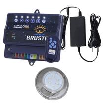 Kit 1 hiper led rgb 9w + central de comando brustec Kit 1 hiper led rgb 9w + central de comando brustec