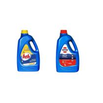 Kit 1 hth-algicida choque-fr 5l + 1 hth maxfloc fr 5l