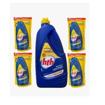 kit 1 HTH CLARIFICA MAXFLOC 1L + 5 max refil