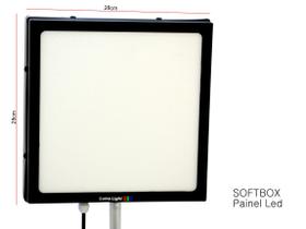 Kit 1 Iluminação Softbox Led 25w mais 1 Tripé Super