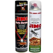 KIT 1 INSETICIDA SPRAY MATA BARATAS 300ml e 1 SPRAY MATA CUPIM E FORMIGAS 400ml Jimo KIT 1 INSETICIDA SPRAY MATA BARATAS 300ml e 1 SPRAY MATA CUPIM E FORMIGAS 400ml Jimo