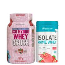 Kit 1 Isolate Primer 900g Bodyaction + 1 Whey Protein Isolada Hidro Underlabz 900g