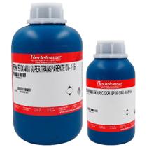 KIT 1 KG RESINA ULTRA TRANSPARENTE 4008 E ENDURECEDOR 460g