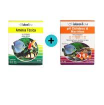 Kit 1 Labcon Amônia Tóxica Água Doce + 1 Labcon Ciclídeos e Marinhos 15ml - Alcon