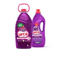 Kit 1 Lava Roupas Liquido Urca Lavanda - 3l + 1 Amaciante Urca Lavanda - 2l