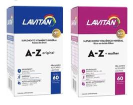 Kit 1 Lavitan A-Z H 60 Comp + 1 Lavitan A-Z M 60 Comp