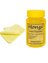 Kit 1 Limpa Chapeados Monzi 125Ml Grande + 1 Flanela Pano