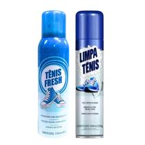 Kit 1 Limpa Tênis A Seco + 1 Desodorante Para Calçados E Pés