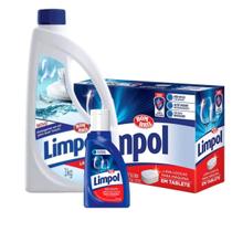 Kit 1 Limpol 1kg + 1 Secante Limpol + 1 Limpol Tablete (3 Itens)