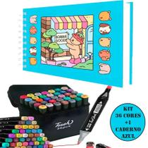 Kit 1 Livrinho de Pintura Bobbie Goods + Canetinha 36 Cores