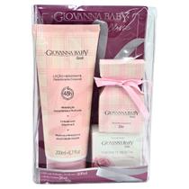 Kit 1 Loção Hidratante 200ml + 1 Sabonetes em Barra 90g + 1 Deo Colônia 20ml Classic Giovanna Baby