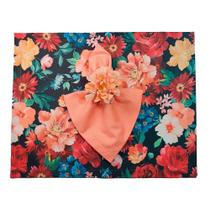 Kit 1 lugar - Flores coloridas com peônia