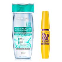 Kit 1 Máscara de Cílios Maybelline The Colossal Volum' Express Lavável Preto com 9,2ml Kit 1 Máscara de Cílios Maybelline The Colossal Volum' Express Lavável Preto com 9,2ml