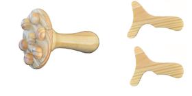 Kit 1 Massageador Champignon E 2 Pantalas Corporais Kit 1 Massageador Champignon E 2 Pantalas Corporais