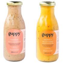 Kit 1 Molho Mostarda e Mel 1 Molho Tahine 285ml Guppy Kit 1 Molho Mostarda e Mel 1 Molho Tahine 285ml Guppy
