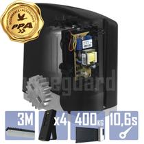 Kit 1 Motor PPA 1/4CV Dz Rio 3m Crem 4 Control Portão 400Kg