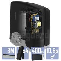 Kit 1 Motor PPA 1/4CV Dz Rio 3m Crem 4 Control Portão 400Kg