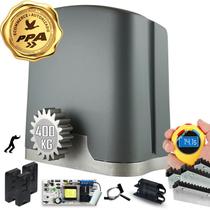 Kit 1 Motor PPA 1/4CV Dz Rio 4m Crem 3 Control Portão 400Kg