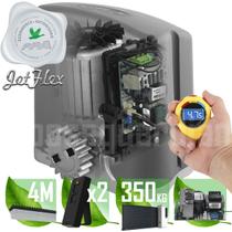 Kit 1 Motor PPA 1/4CV Dz Rio JetFlexFlex 4m Crem 2 Control Portão 350Kg