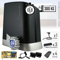 Kit 1 Motor Ppa Dz Home 3m Crem 4 Control Portão Deslizante 300kg 220V Kit 1 Motor Ppa Dz Home 3m Crem 4 Control Portão Deslizante 300kg 220V