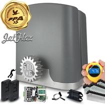 Kit 1 Motor Ppa Dz Rio Jetflex 4m Crem 2 Control PortÃO 500kg (127v/220v Bivolt)