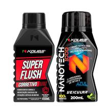 Kit 1 Motor Super Flush Corretivo + 1 Nanotech 1000 Koube