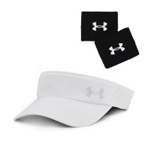 Kit 1 Munhequeira Under Armour 3 Performance e 1 Viseira Under Armour Iso-Chill Launch Kit 1 Munhequeira Under Armour 3 Performance e 1 Viseira Under Armour Iso-Chill Launch