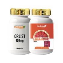 Kit 1 Orlist 60 Cápsulas 1 Laranja Moro 60 Cápsulas
