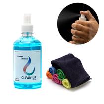 Kit 1 Ótimo Limpa Lentes Óculos 500ml+ 2 Microfibra Envio Já Kit 1 Ótimo Limpa Lentes Óculos 500ml+ 2 Microfibra Envio Já