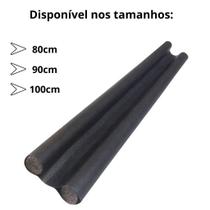 Kit 1 ou 2 Unidades de Veda Porta Ajustável Protetor Rolinho Impermeável 80cm 90cm 100cm