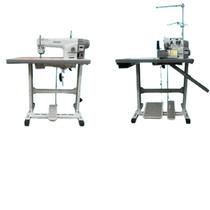 kIT:1 Overlock,1 Reta Direc Drive+mesas Compactas 80cm-220v