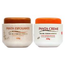 Kit 1 Panta Creme Hidratante Pote 220g + 1 Panta Esfoliante Pote 220g