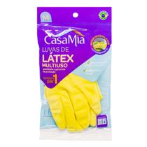 Kit 1 Par De Luvas De Látex Multiuso Tamanho M Casamia Kit 1 Par De Luvas De Látex Multiuso Tamanho M Casamia