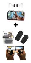 Kit 1 Par Luva De Dedo Gamer Case + 1 Par Gatilhos R1 L1 Kit 1 Par Luva De Dedo Gamer Case + 1 Par Gatilhos R1 L1