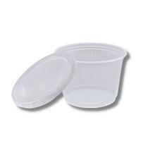 Kit 1 Pct Pote Descartável 200ml 50un Tampa