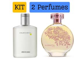 Kit 1 perfume Insensatez + 1 Perfume Floratta Gold - Mais vendido - o Boticário - Presente