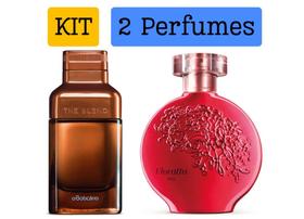 Kit 1 perfume The Blend + 1 Perfume Floratta Red - Mais vendido - Masculino e feminino - Presente Kit 1 perfume The Blend + 1 Perfume Floratta Red - Mais vendido - Masculino e feminino - Presente