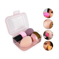 Kit 1 Pincel Mágico + 3 Esponjas Maquiagem Pó Base Corretivo Kit 1 Pincel Mágico + 3 Esponjas Maquiagem Pó Base Corretivo