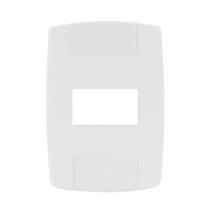 Kit 1 Placa 4x2 1 Módulo Lev+1 Interruptor 1TP Bloco 10A Lev