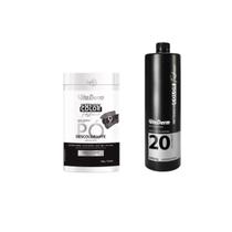 Kit 1 Pó Descolorante + 1 Ox 20 Vol. 900Ml Vita Derm Kit 1 Pó Descolorante + 1 Ox 20 Vol. 900Ml Vita Derm