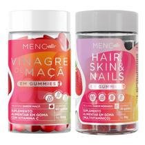 Kit 1 Pote Gummy Hair, Skin & Nails + Gummy Vinagre de maça