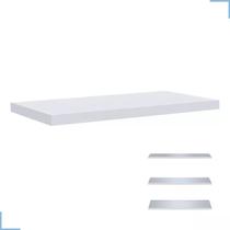 Kit 1 Prateleira Lisa Reta Mdf Branca 92x21 Decoração